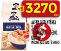 Supermercados DIA Quaker avena instantánea oferta
