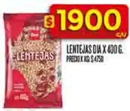 Supermercados DIA Dia lentejas oferta