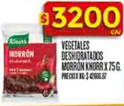 Supermercados DIA Knorr vegetales deshidratados morron oferta