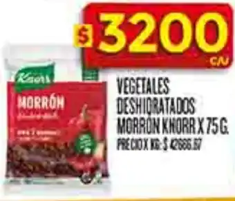 Supermercados DIA Knorr vegetales deshidratados morron oferta