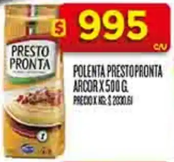 Supermercados DIA Arcor polenta presto pronta oferta