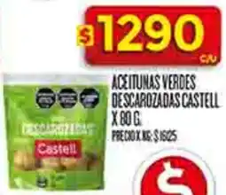 Supermercados DIA Castell aceitunas verdes descarozadas oferta
