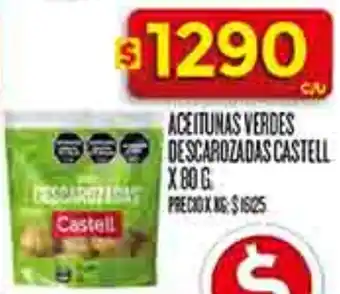 Supermercados DIA Castell aceitunas verdes descarozadas oferta