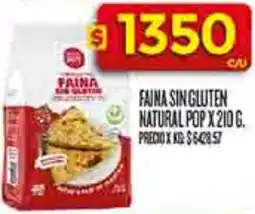 Supermercados DIA Faina sin gluten natural pop oferta