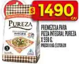 Supermercados DIA Pureza premezcla para pizza integral oferta