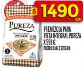 Supermercados DIA Pureza premezcla para pizza integral oferta