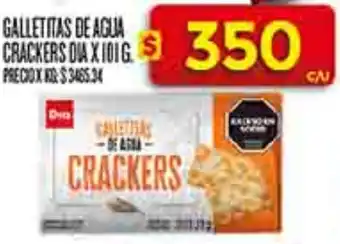 Supermercados DIA Dia galletitas de agua crackers oferta
