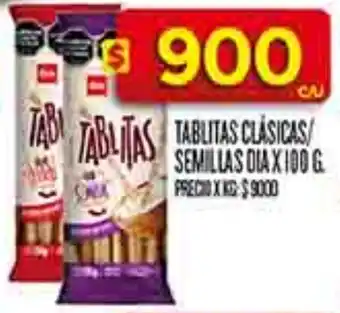 Supermercados DIA Dia tablitas clásicas/ semillas oferta