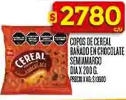 Supermercados DIA Dia copos de cereal bañado en chocolate semiamargo oferta