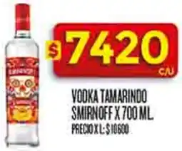 Supermercados DIA Smirnoff vodka tamarindo oferta