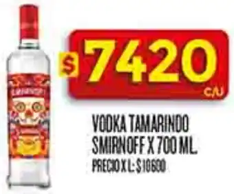 Supermercados DIA Smirnoff vodka tamarindo oferta