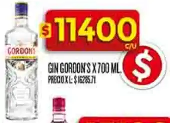 Supermercados DIA Gordon's gin oferta