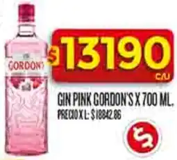 Supermercados DIA Gordon's gin pink oferta