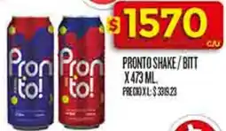 Supermercados DIA Pronto shake/bitt oferta