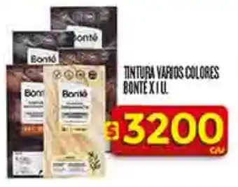 Supermercados DIA Bonté tintura varios colores oferta