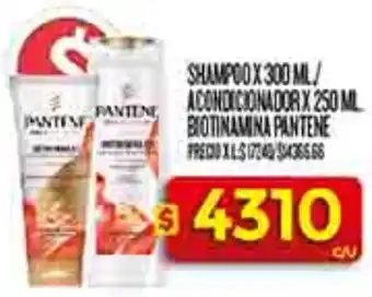 Supermercados DIA Pantene shampoo / acondicionador oferta