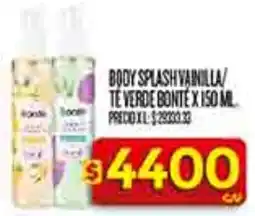 Supermercados DIA Body splash vainilla/ Té verde bonté oferta