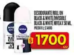 Supermercados DIA Nivea desodorante roll on pearl&beauty protect & care oferta