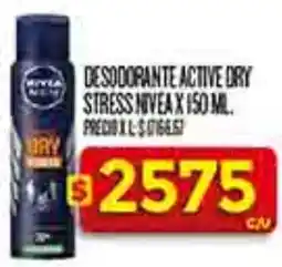 Supermercados DIA Nivea desodorante active dry stress oferta