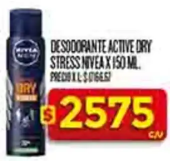 Supermercados DIA Nivea desodorante active dry stress oferta