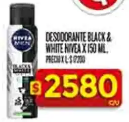 Supermercados DIA Nivea desodorante black & white oferta
