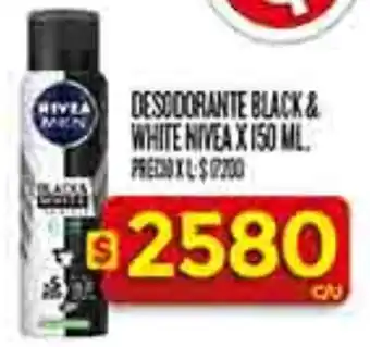 Supermercados DIA Nivea desodorante black & white oferta
