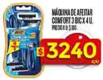 Supermercados DIA Bic máquina de afeitar comfort 3 oferta
