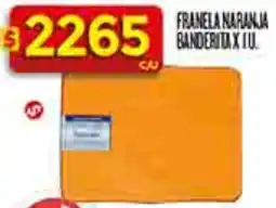 Supermercados DIA Franela naranja banderita oferta