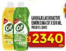 Supermercados DIA Cif lavavajillas bioactive limon/lima oferta