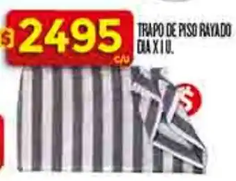 Supermercados DIA Dia trapo de piso rayado oferta