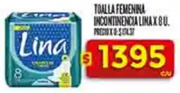 Supermercados DIA Lina toalla femenina incontinencia oferta