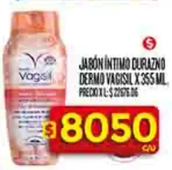 Supermercados DIA Vagisil jabón íntimo durazno dermo oferta
