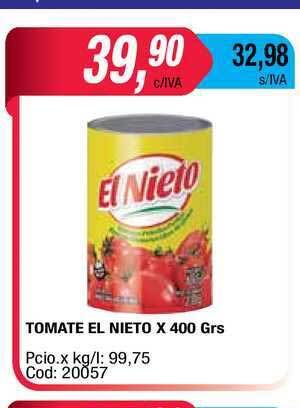 Maxiconsumo El Nieto Tomate x 400grs oferta