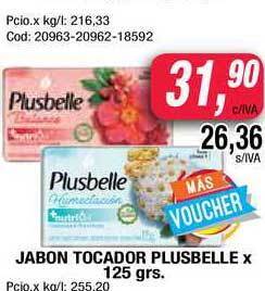 Maxiconsumo Plusbelle Jabon Tocador x 125grs oferta
