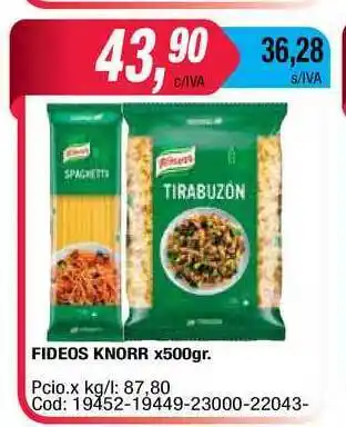 Knorr Fideos x500gr