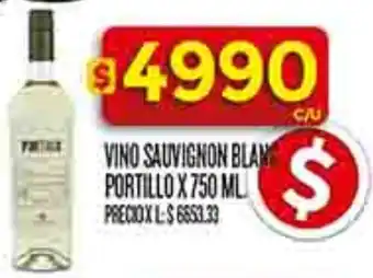 Supermercados DIA Portillo vino sauvignon blan oferta