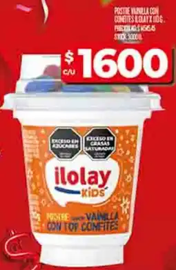Supermercados DIA Ilolay kids postre vainila oferta