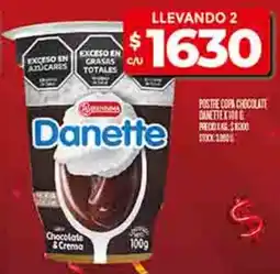 Supermercados DIA Danette chocolate &crema oferta