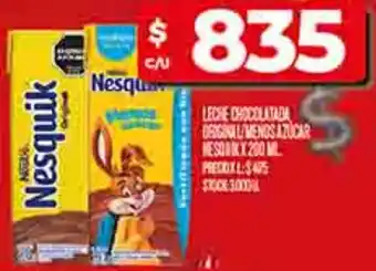 Supermercados DIA Nestlé nesquik leche chocolatada oferta