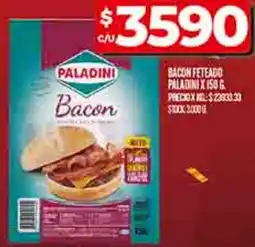 Supermercados DIA Paladini bacon feteado oferta