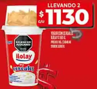 Supermercados DIA Ilolay yogur cereales oferta