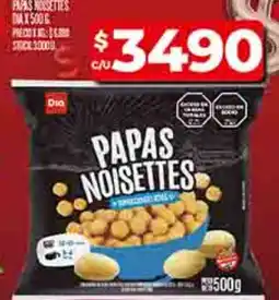 Supermercados DIA Dia papas noisettes oferta