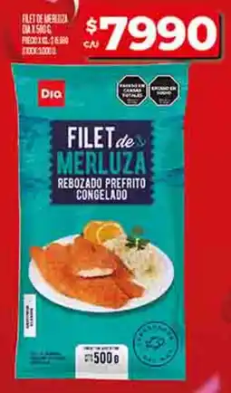 Supermercados DIA Dia filet de merluza rebozado prefrito congelado oferta