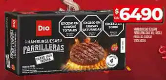 Supermercados DIA Dia chamburguesas & parrilleras oferta