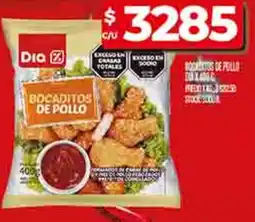 Supermercados DIA Dia bocaditos de pollo oferta