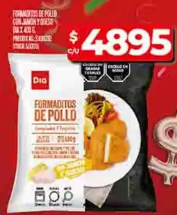 Supermercados DIA Dia formaditos de pollo con jamon y queso oferta