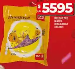Supermercados DIA Dia huellitas de pollo oferta