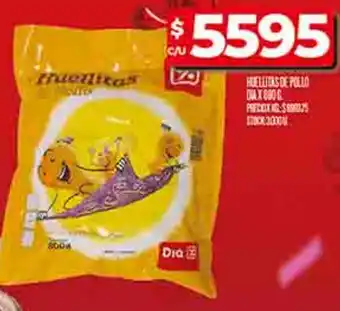 Supermercados DIA Dia huellitas de pollo oferta