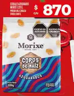 Supermercados DIA Morixe copos de naiz azucarados oferta