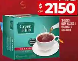 Supermercados DIA Green hills té clasico oferta